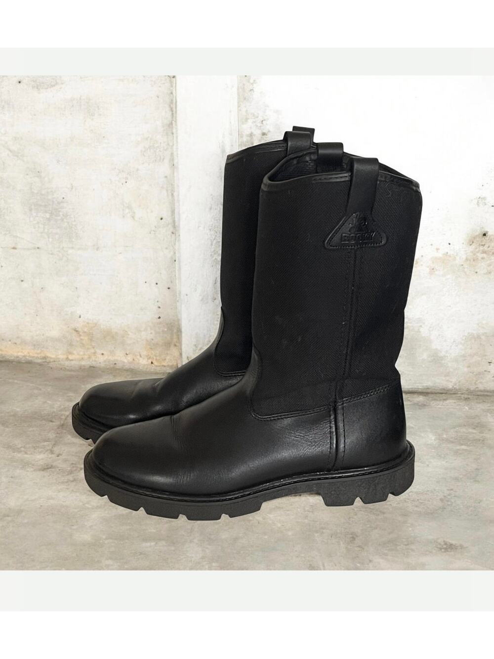 ROCKY MEN'S WELLINGTON DUTY BOOTS Size 9.5